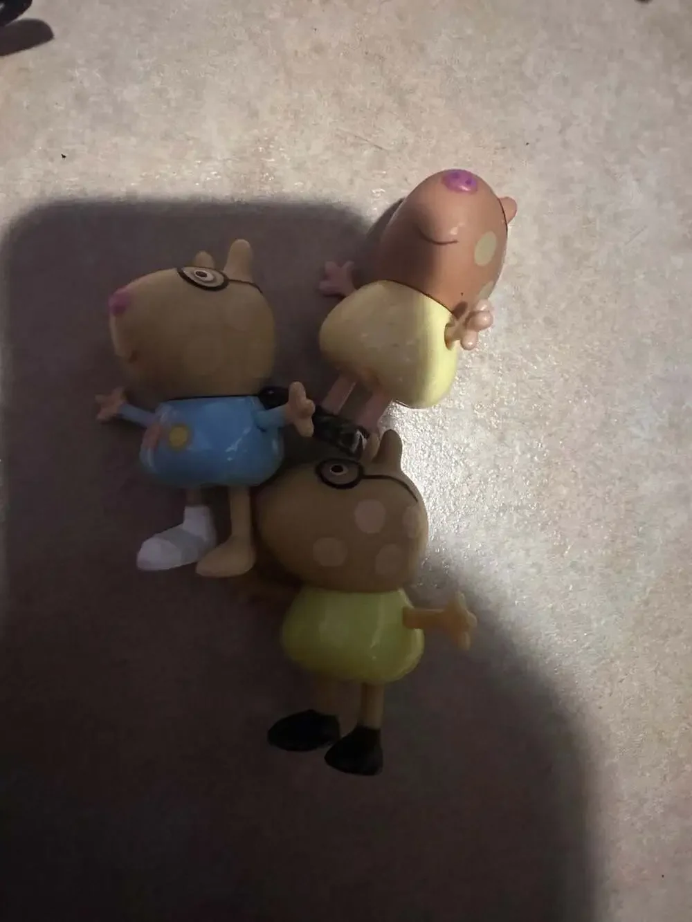 Vintage Peppa Pig Friends and Family Lot of Toy Figures